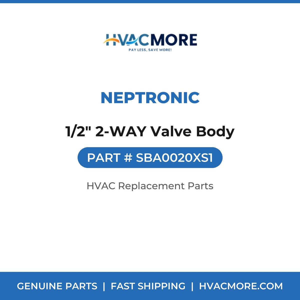 Neptronic 1/2" 2-WAY Valve Body SBA0020XS1