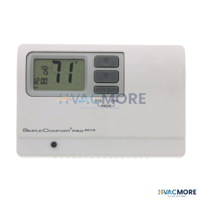 ICM Controls Prog. 1H/1C/1 Heat Pump (Dual Powered) SimpleComfort Pro Tstat SC5010
