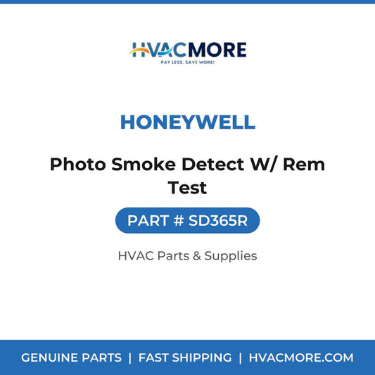Honeywell Photo Smoke Detect W/ Rem Test SD365R