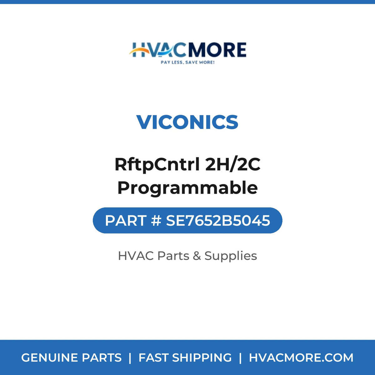 Viconics RftpCntrl 2H/2C Programmable SE7652B5045
