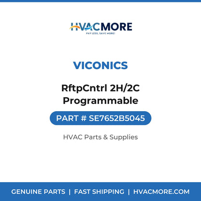 Viconics RftpCntrl 2H/2C Programmable SE7652B5045