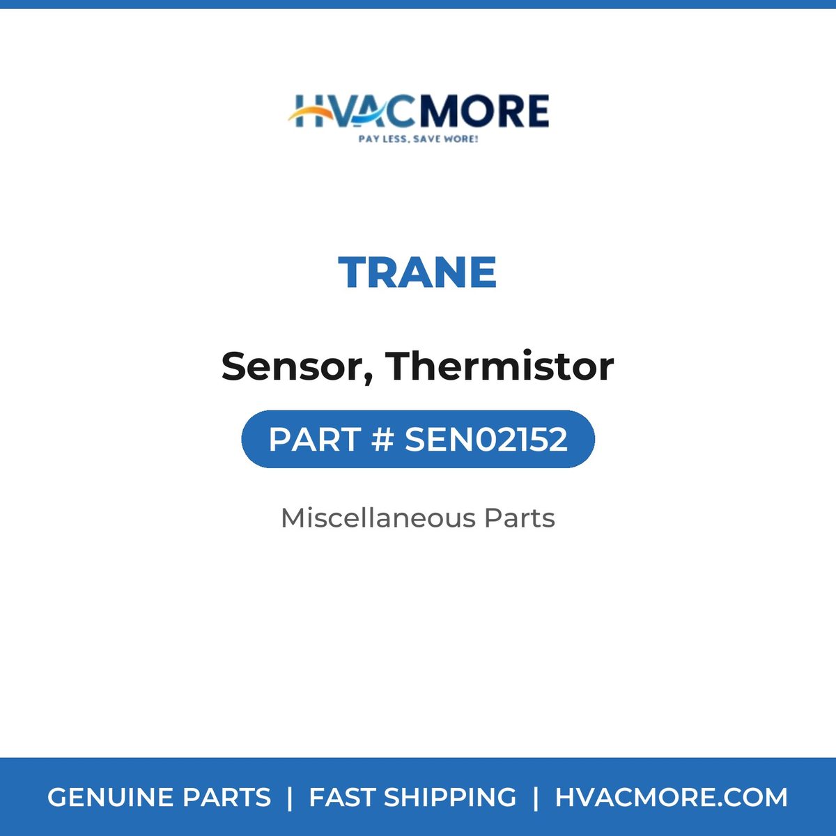 Trane Sensor, Thermistor SEN02152