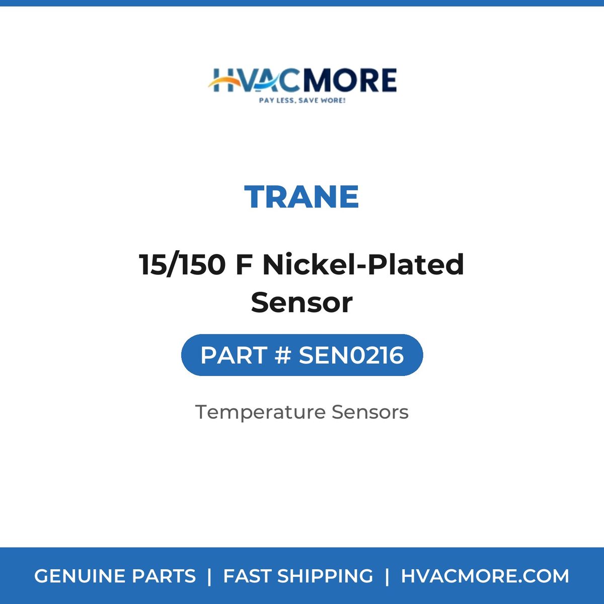 Trane 15/150 F Nickel-Plated Sensor SEN0216