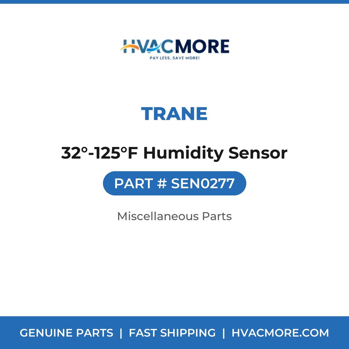 Trane 32°-125°F Humidity Sensor SEN0277