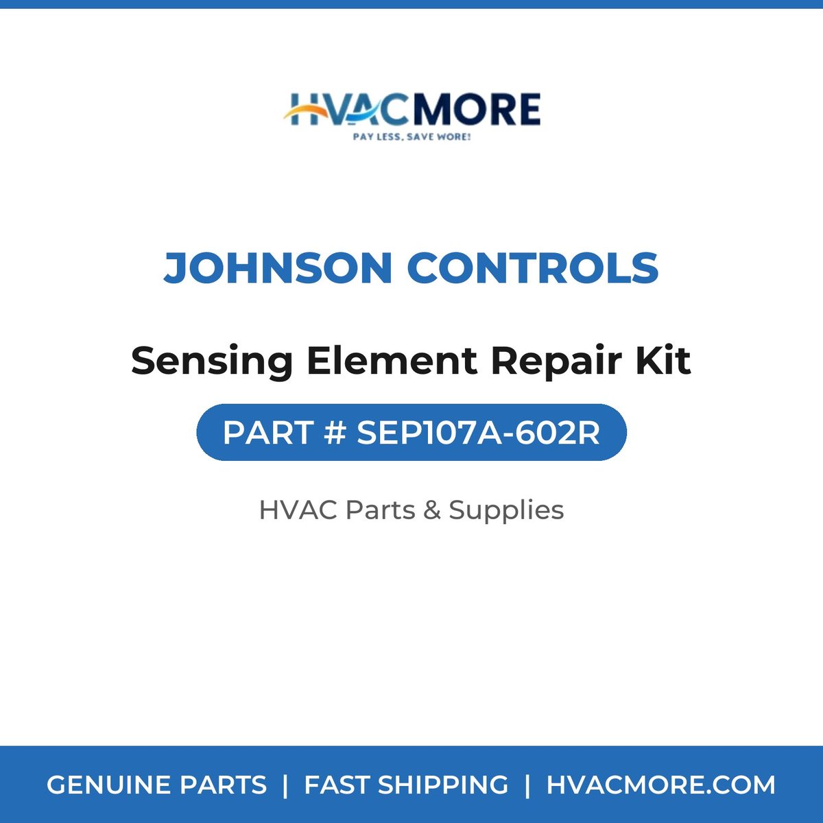 Johnson Controls Sensing Element Repair Kit SEP107A-602R