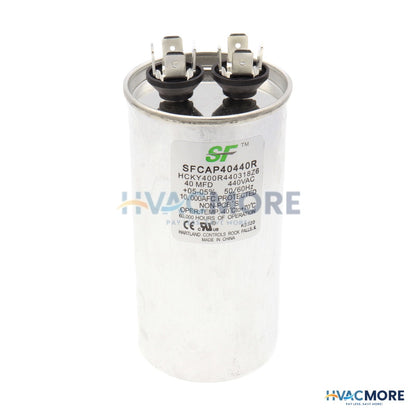 Trane Round Run Capacitor - 40 MFD, 370/440V SFCAP40440R