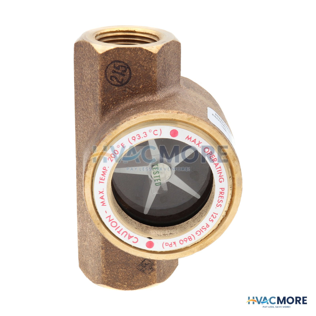Dwyer 3/4" Midwest Bronze Sight Flow Indicator SFI-100-3/4