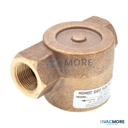 Dwyer 3/4" Midwest Bronze Sight Flow Indicator SFI-100-3/4