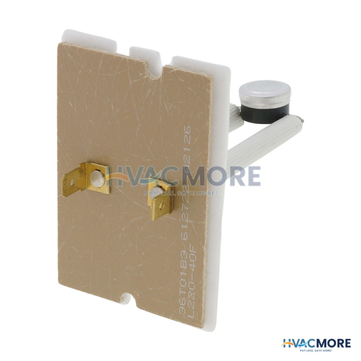 Supco SPST SHL Series Plenum-Mount Thermostat, L220-40 (120/240V) SHL517
