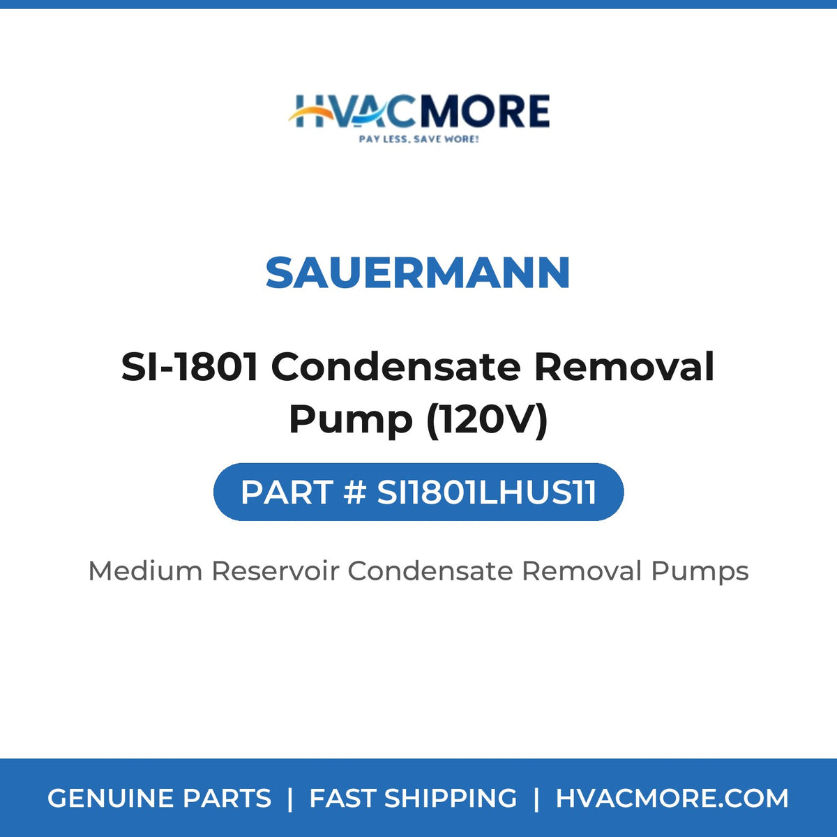 Sauermann SI-1801 Condensate Removal Pump (120V) SI1801LHUS11