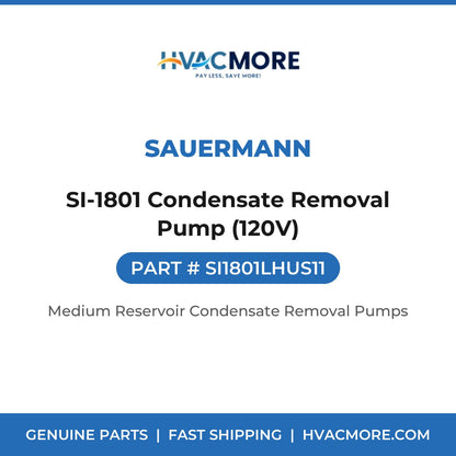 Sauermann SI-1801 Condensate Removal Pump (120V) SI1801LHUS11