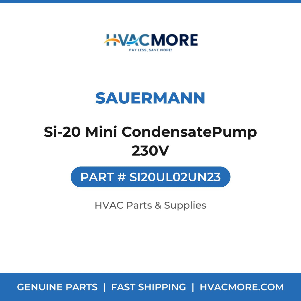 Sauermann Si-20 Mini CondensatePump 230V SI20UL02UN23