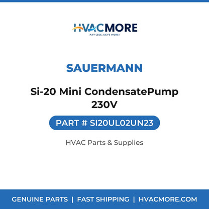 Sauermann Si-20 Mini CondensatePump 230V SI20UL02UN23