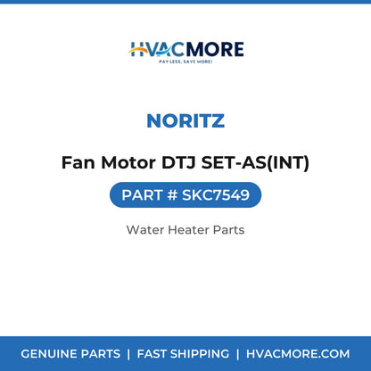 Noritz Fan Motor DTJ SET-AS(INT) SKC7549