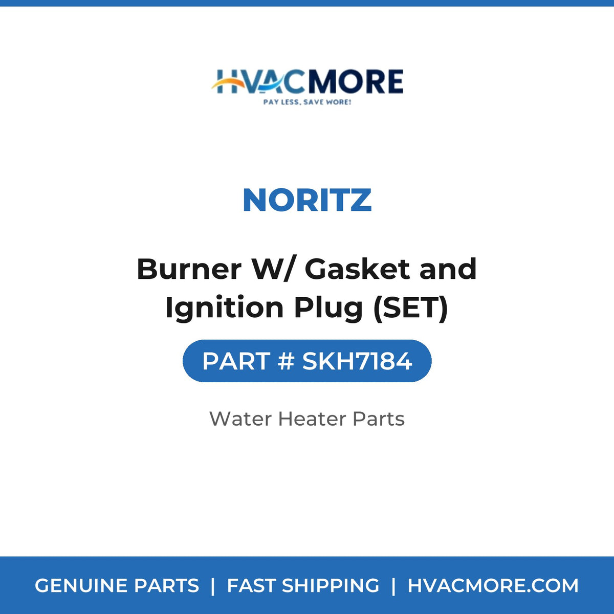Noritz Burner W/ Gasket and Ignition Plug (SET) SKH7184
