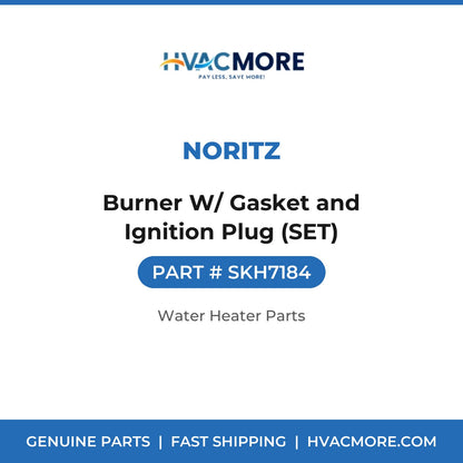 Noritz Burner W/ Gasket and Ignition Plug (SET) SKH7184