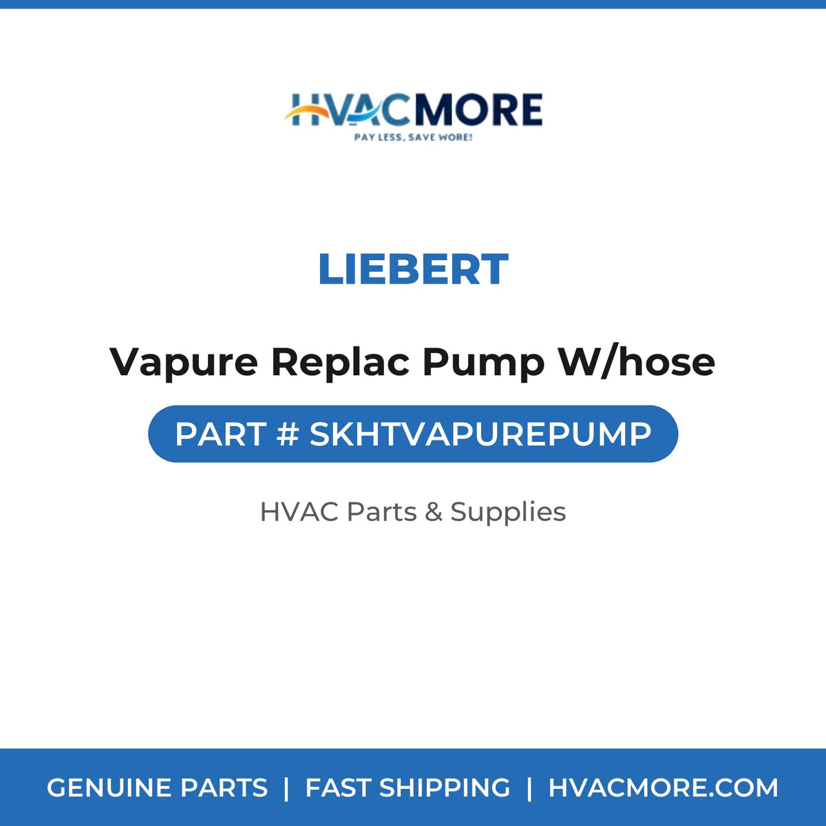 Liebert Vapure Replac Pump W/hose SKHTVAPUREPUMP