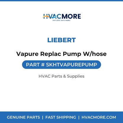 Liebert Vapure Replac Pump W/hose SKHTVAPUREPUMP