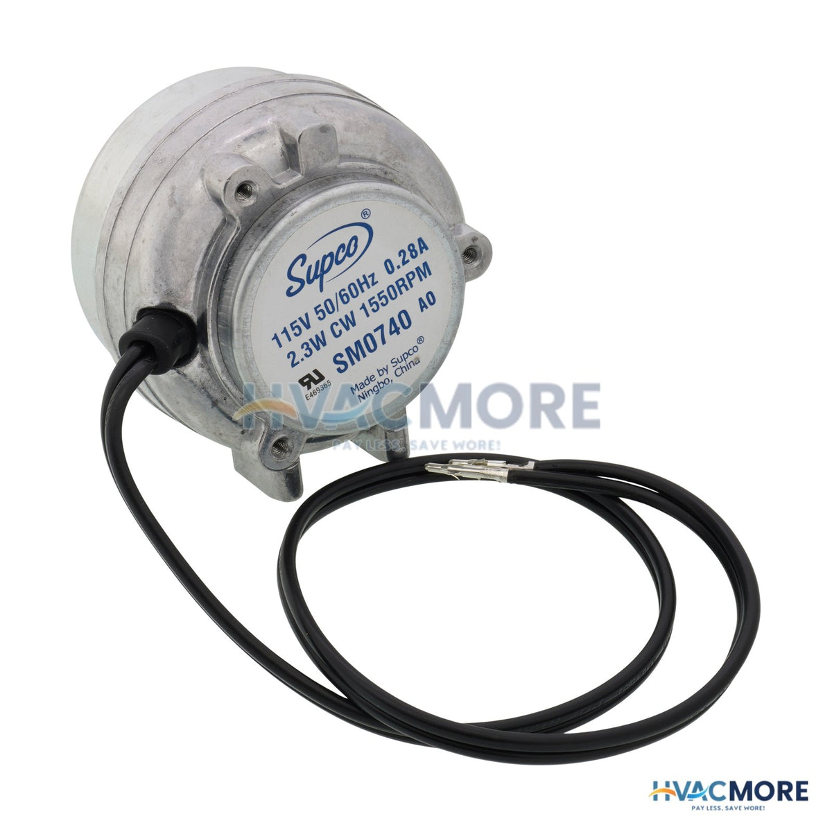 Supco 115V 2.3W CW 1550RPM Motor SM0740