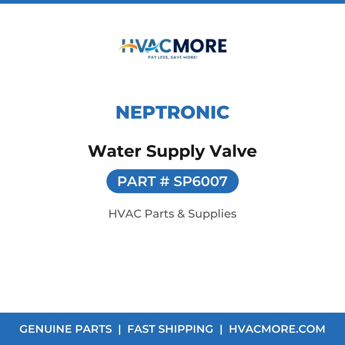 Neptronic Water Supply Valve SP6007