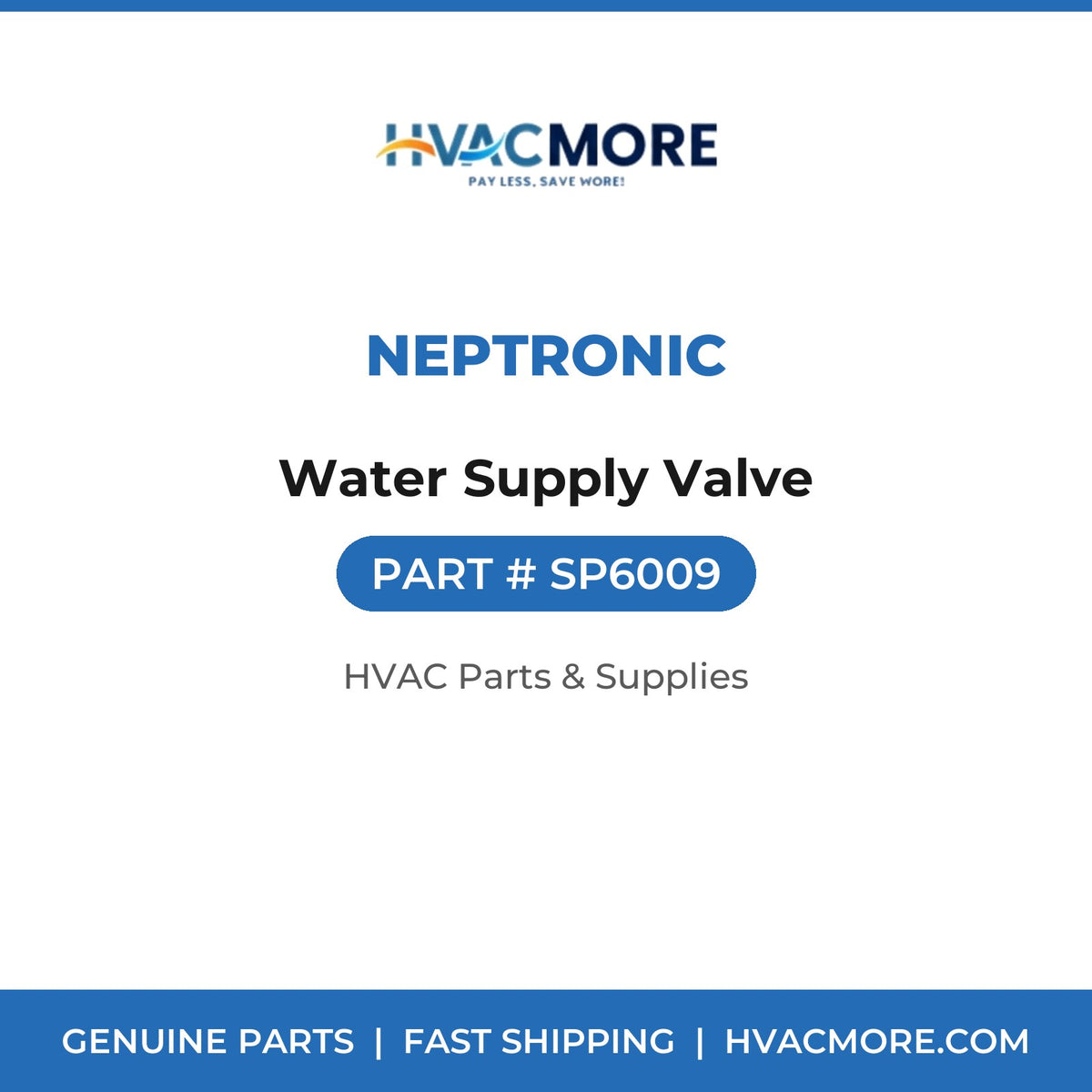 Neptronic Water Supply Valve SP6009