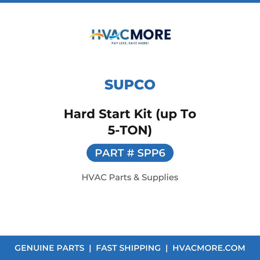 Supco Hard Start Kit (up To 5-TON) SPP6