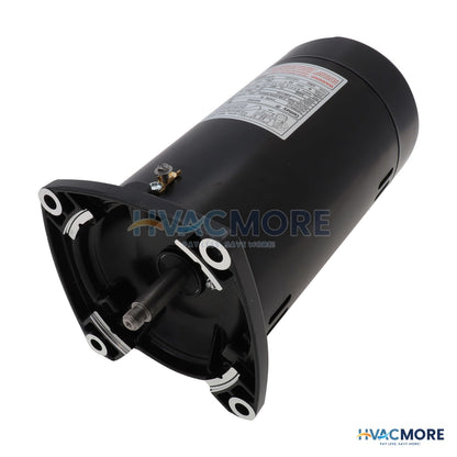 Century 1/2 HP 115/230V Square Flange Pool Filter Motor, 1 PH, 3450 RPM, 48Y Frame, ODP SQ1052