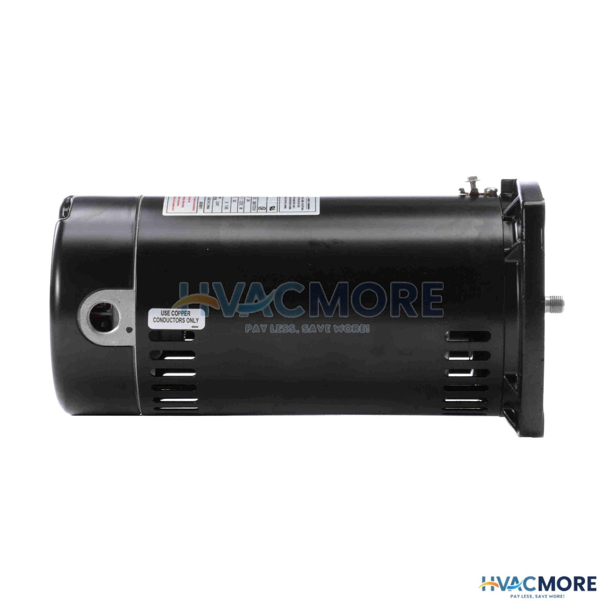 Century 3/4 HP 115/230V Square Flange Pool Filter Motor, 1 PH, 3450 RPM 48Y Frame, ODP SQ1072