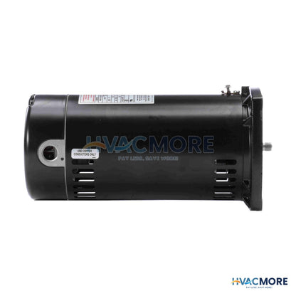 Century 3/4 HP 115/230V Square Flange Pool Filter Motor, 1 PH, 3450 RPM 48Y Frame, ODP SQ1072