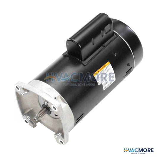 Century 3 HP 208-230V Square Flange Pool Filter Motor, 1 PH, 3450 RPM, 56Y Frame, ODP SQ1302V1