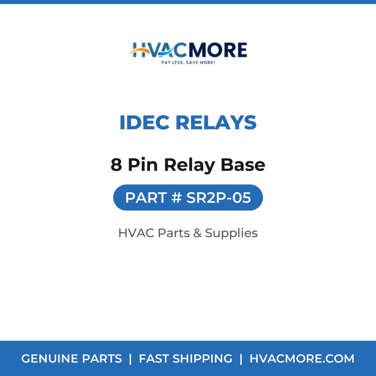 IDEC Relays 8 Pin Relay Base SR2P-05