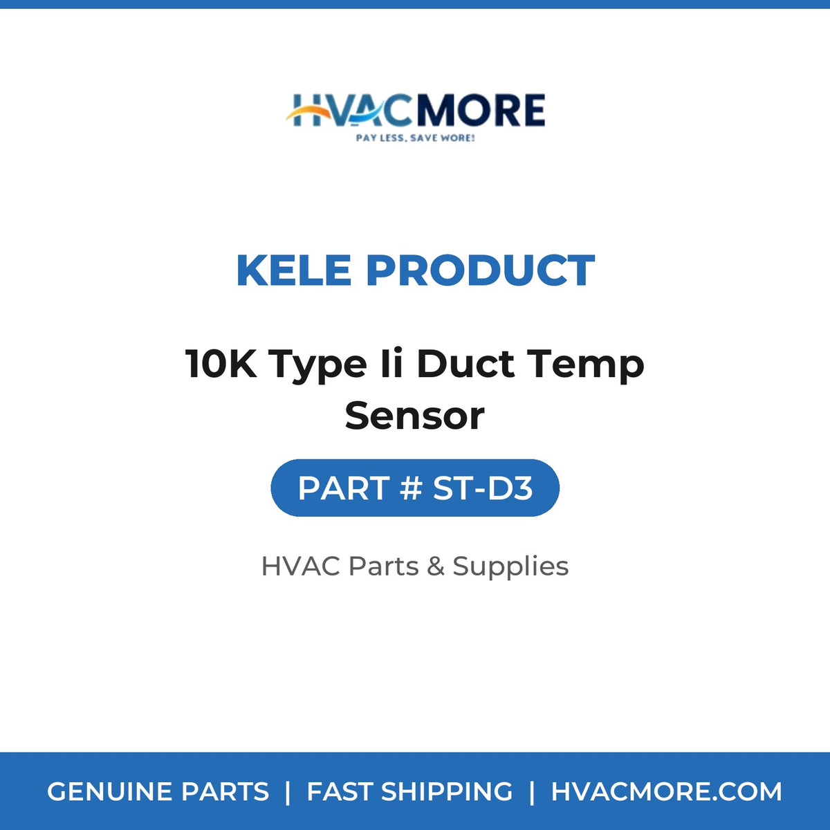 Kele Product 10K Type Ii Duct Temp Sensor ST-D3