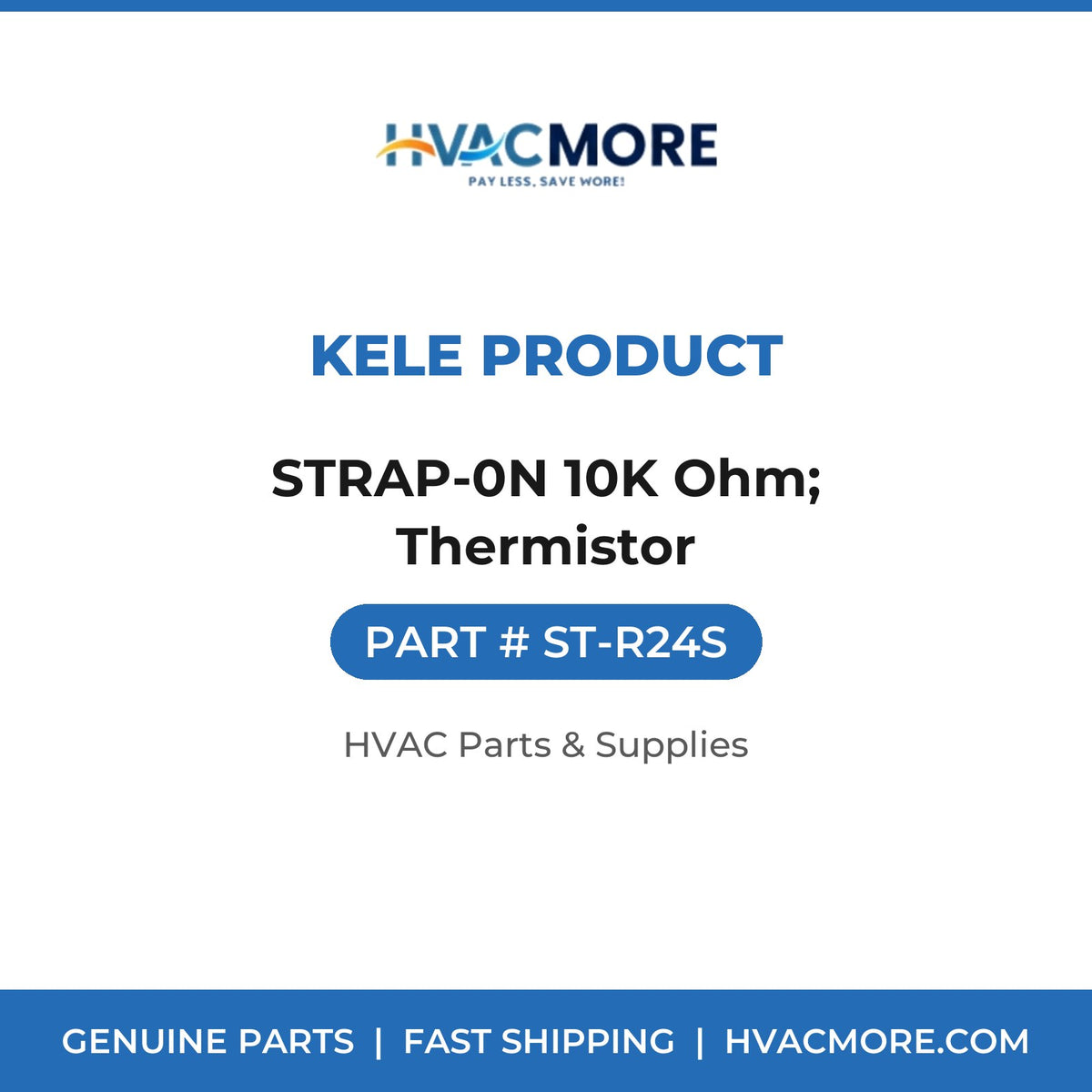 Kele Product STRAP-0N 10K Ohm; Thermistor ST-R24S