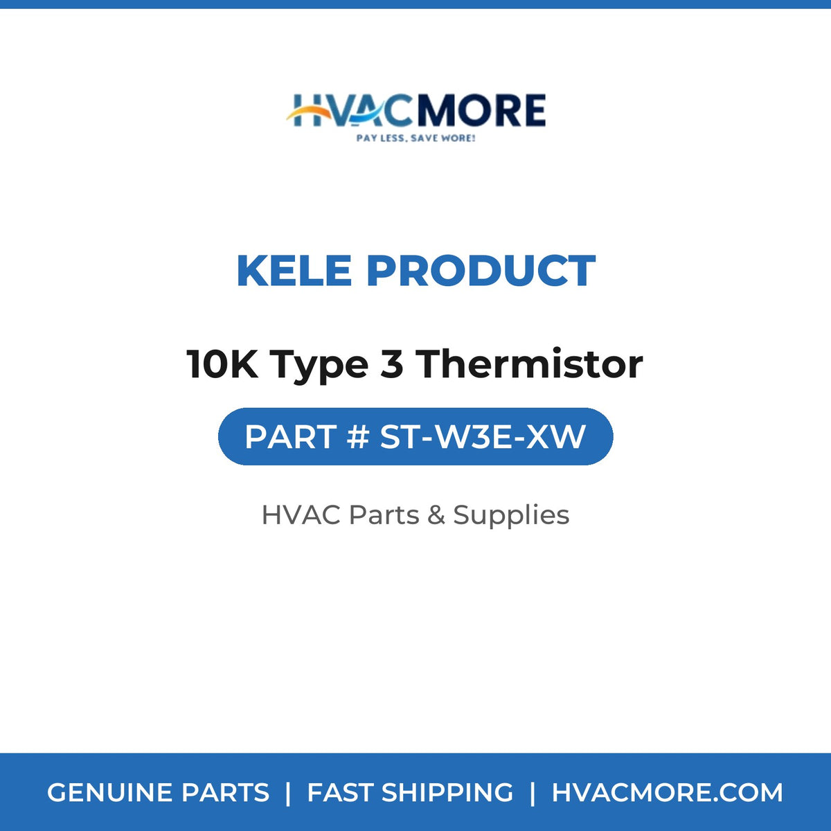 Kele Product 10K Type 3 Thermistor ST-W3E-XW