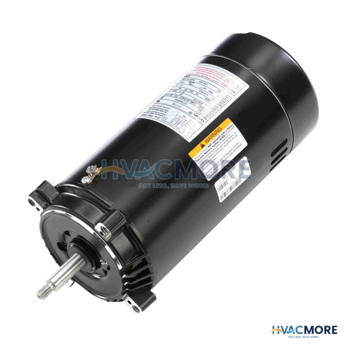 Century 1 HP 115/230V Pool Filter Motor, 1 PH, 3450 RPM, 56J Frame, ODP ST1102