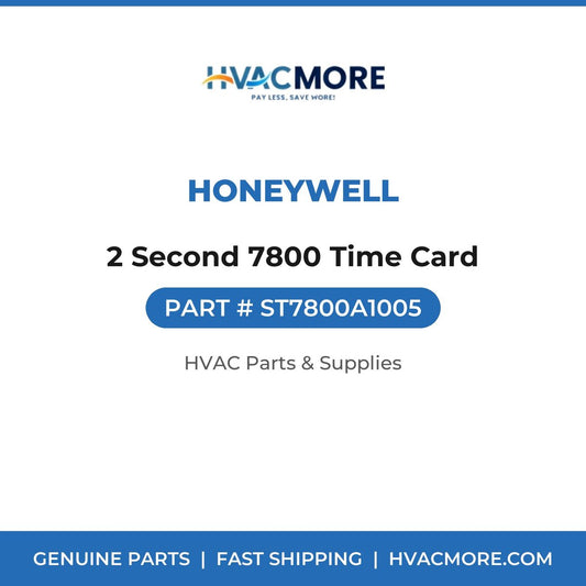 Honeywell 2 Second 7800 Time Card ST7800A1005