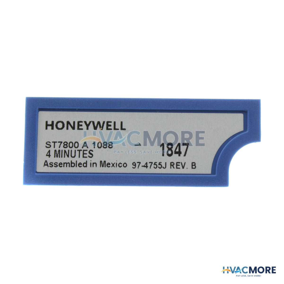 Honeywell Purge Timer, 4 minutes ST7800A1088