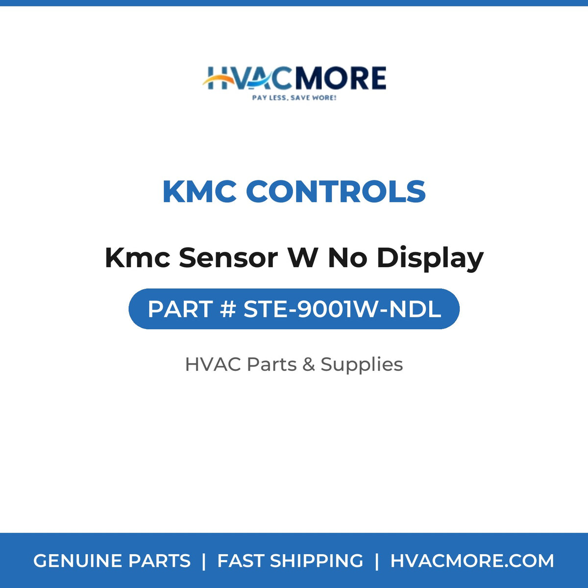 KMC Controls Kmc Sensor W No Display STE-9001W-NDL