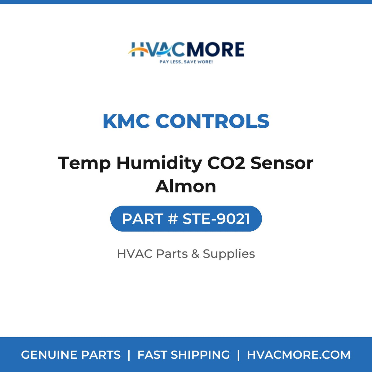 KMC Controls Temp Humidity CO2 Sensor Almon STE-9021