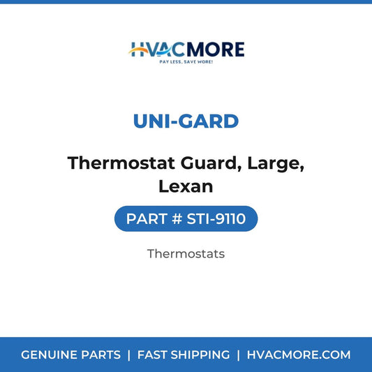 Uni-Gard Thermostat Guard, Large, Lexan STI-9110