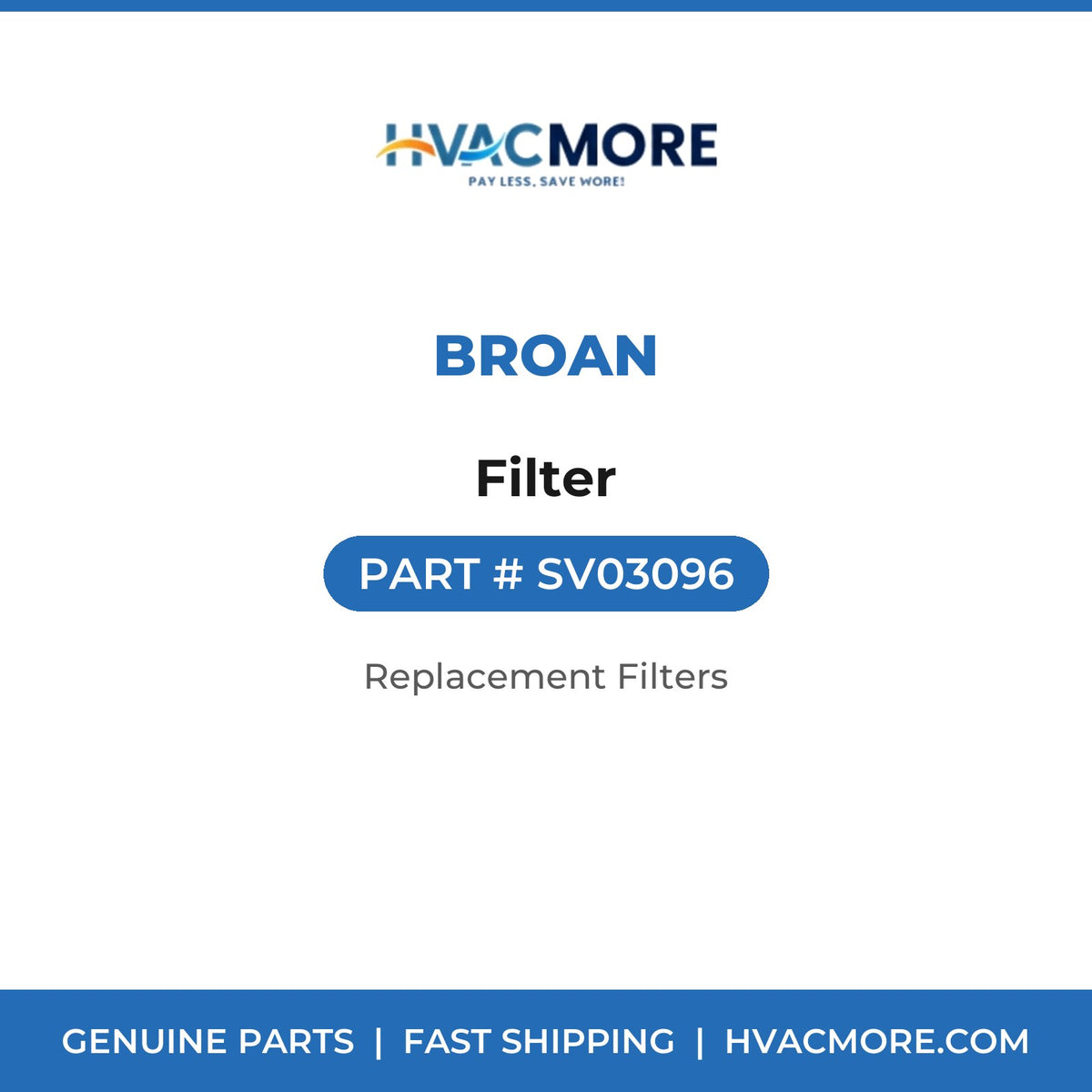 Broan Filter SV03096