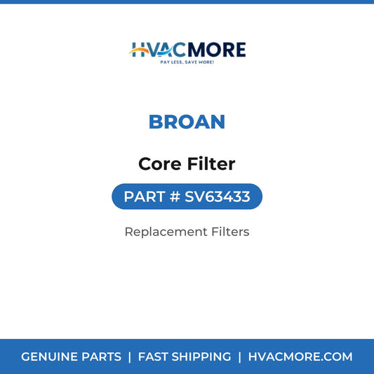 Broan Core Filter SV63433