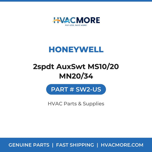 Honeywell 2spdt AuxSwt MS10/20 MN20/34 SW2-US