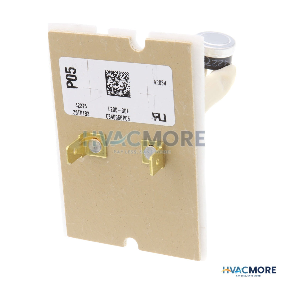 Trane Limit Switch 200°F Open, 170°F Close SWT1260