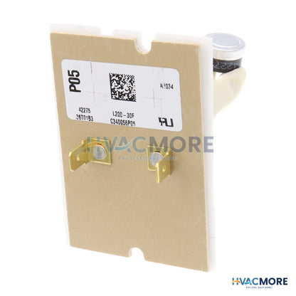 Trane Limit Switch 200°F Open, 170°F Close SWT1260