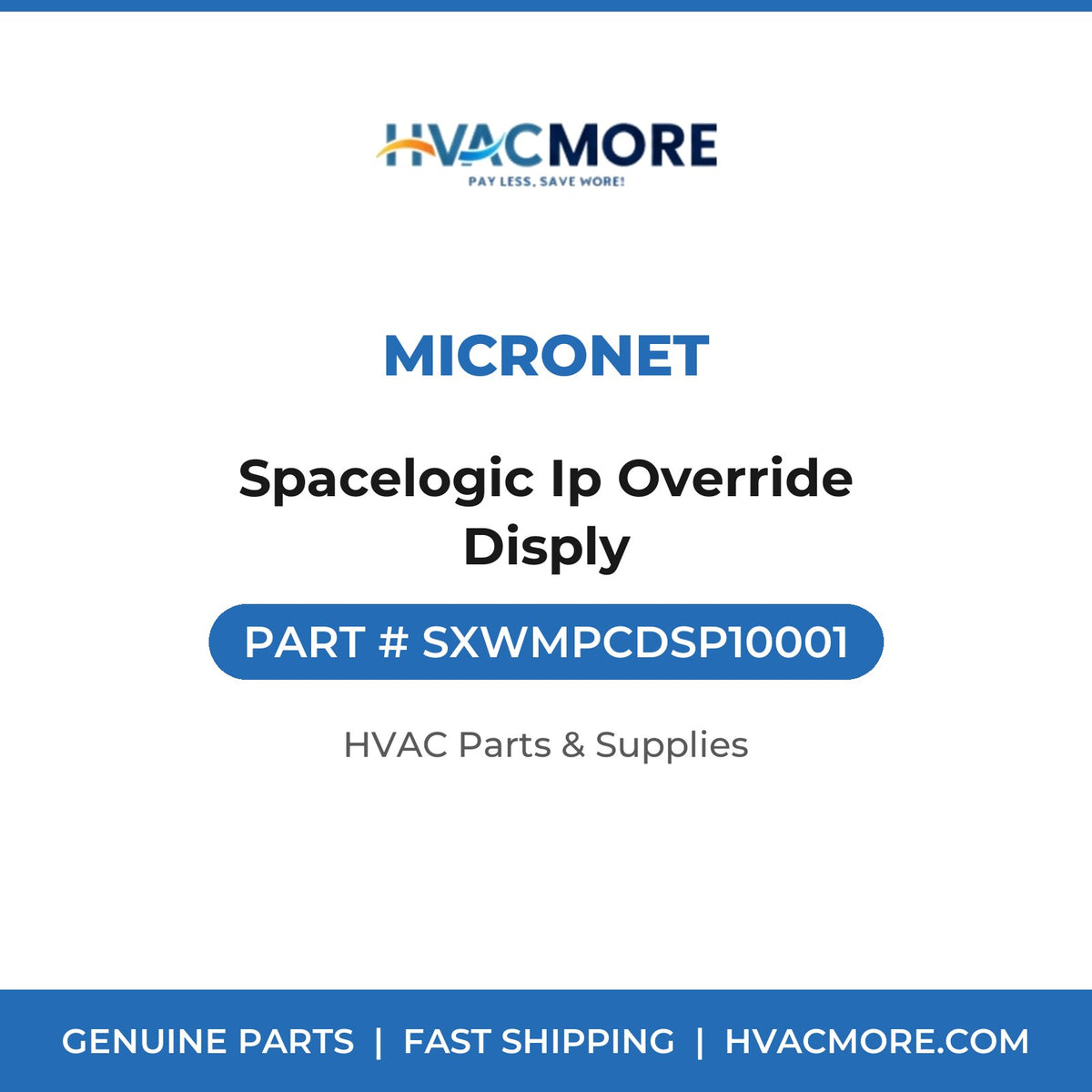 Micronet Spacelogic Ip Override Disply SXWMPCDSP10001