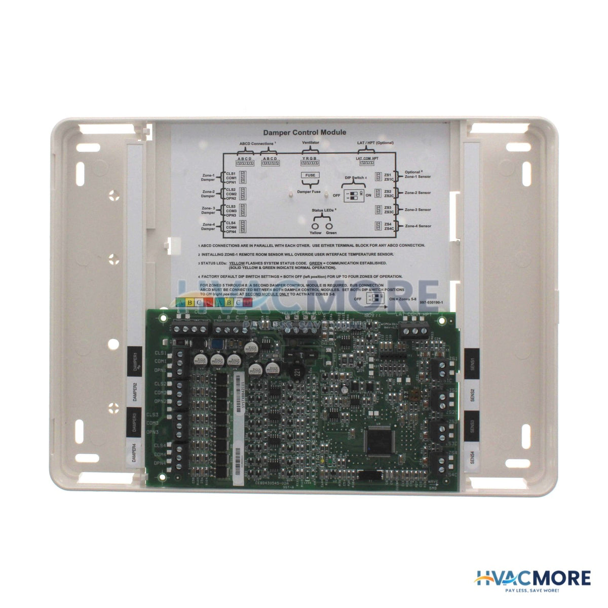 Carrier Bryant Evolution Damper Control Module SYSTXBB4ZC01