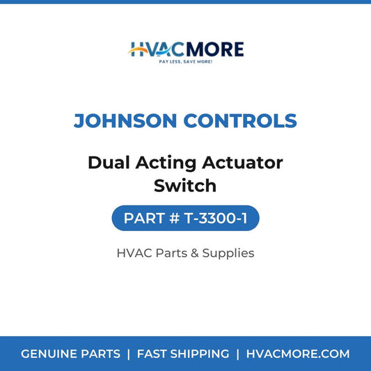 Johnson Controls Dual Acting Actuator Switch T-3300-1