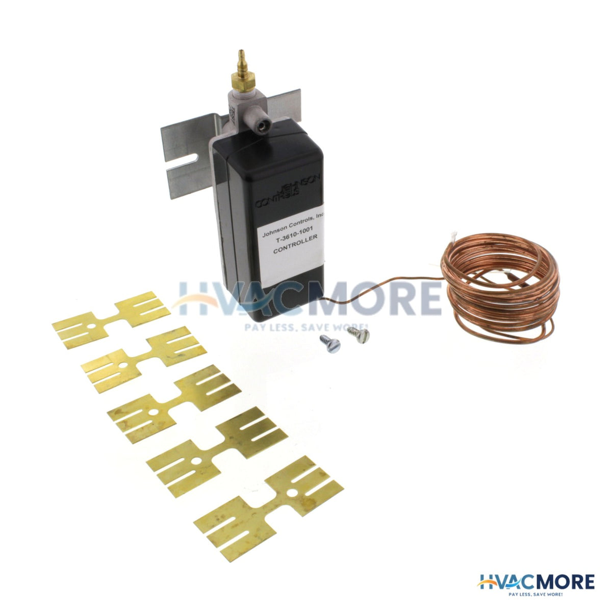 Johnson Controls Pneumatic Low Limit Thermostat W/ 8' Capillary T-3610-1001