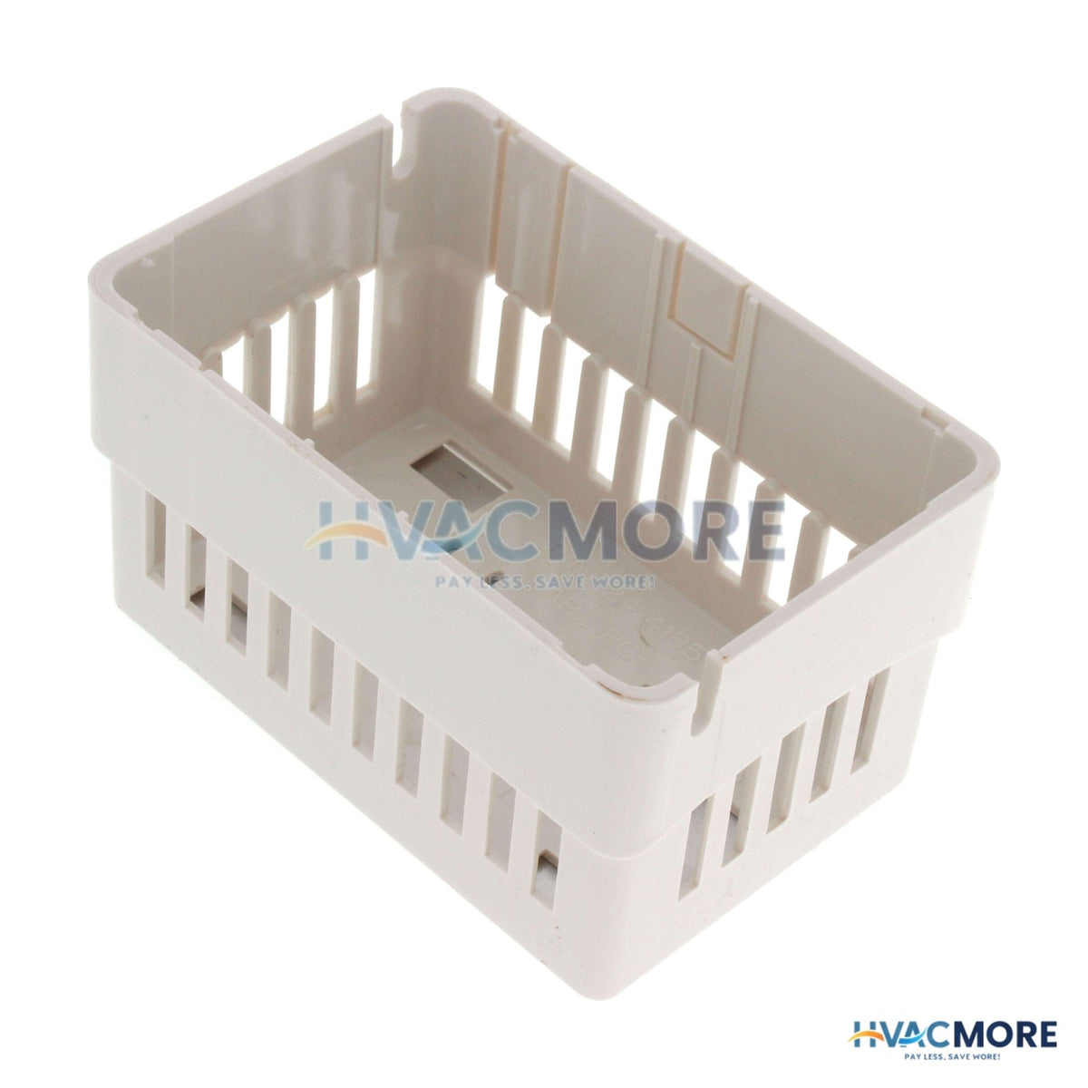 Johnson Controls White Thermostat Cover Plate Assembly, without Window (Horizontal Mount) T-4000-3139
